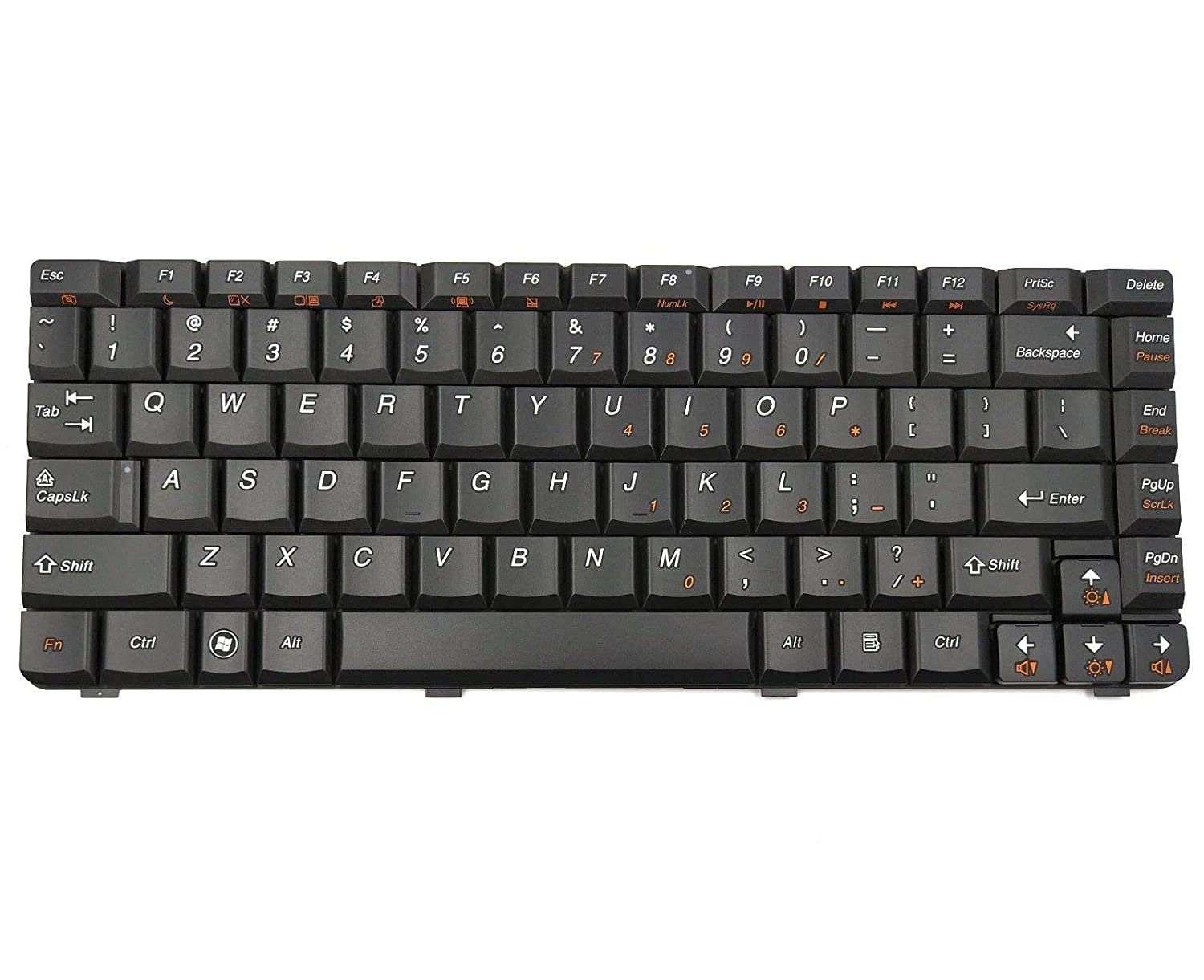 Wistar Laptop Keyboard Compatible for Laptop Keyboard for Lenovo G460 G460 G460A G460AL G460E G465 9Z. N5JSN. 00S 20-009750 V-100920FS1 25-009750 V-100920FS1 25-011427 NSK-B30SN 9Z.N5JSN.001 N2L-US